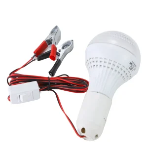 Energy Saving Lamp with Button and Switch, Camping Emergency Light with Wire- 9W