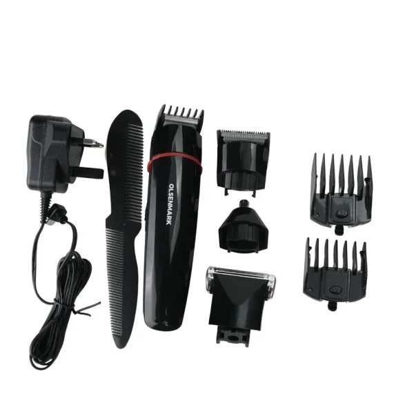 Olsenmark 7 in 1 Grooming Kit, Micro Blade Technology, OMTR3058N- Black