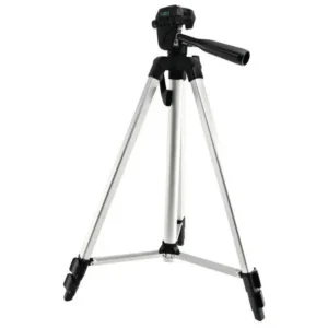 Telescope Lighweight Extendable Tripod Stand For Mobile And Camera- Silver