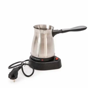 SOKANY Electric Coffee Machine Stainless Steel Portable Greek Turkish Pot Home Office Versatile use Coffee, Tea and Milk
