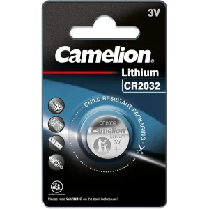 Camelion CR2032 Lithium-Ion Button Cell Battery 3V- Single pc