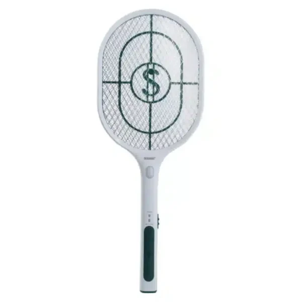 Sonashi Mosquito Swatter Rechargeable Mosquito Killer Bat- Green and White