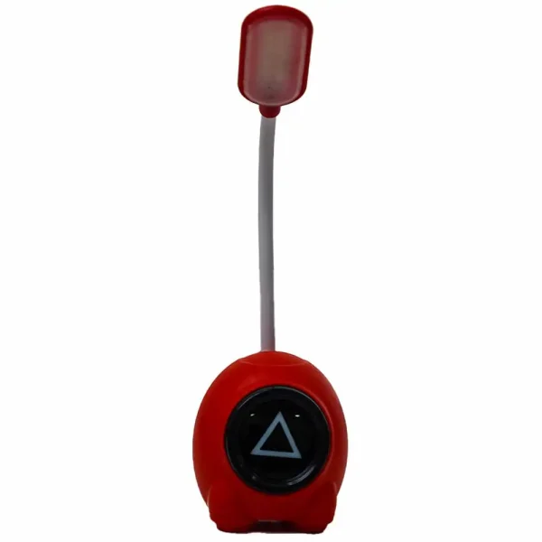 LED Rocket Lamp Light Flexible Neck Perfect for Reading- Red Color