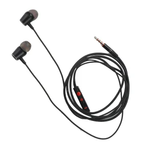 KIN K99 Earphones Extra Bass, Stereo Earphones with Remote and MIC, Universal 3.5mm- Black
