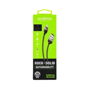 Oraimo Fast Charging High Speed Lightning Plug Data Cable- Gray Color