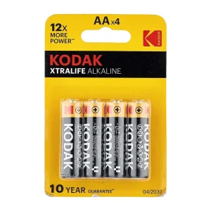 Kodak Xtralife Alkaline AA 1.5V Battery- Pack of 4 Pcs