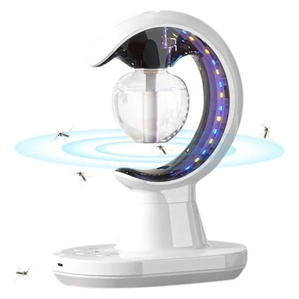 Multifunctional Humidifier Mosquito Killer Repellent Lamp With Colourful Lights- White