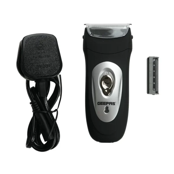 Geepas Rechargeable Men's Shaver GSR8707- Black