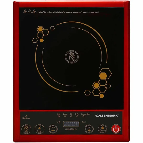 Olsenmark Infrared Cooker 2000watts - Black (OMIC2092X) For Cooking High-tech, Far-infrared Heating High and Low Voltage Protection