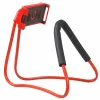 Phone Lanyard, Necklace Cell Phone Support with Adjustable Neck Mount, Fits Devices with Up To 7inch Screen, Mobile Phone Holder- Red