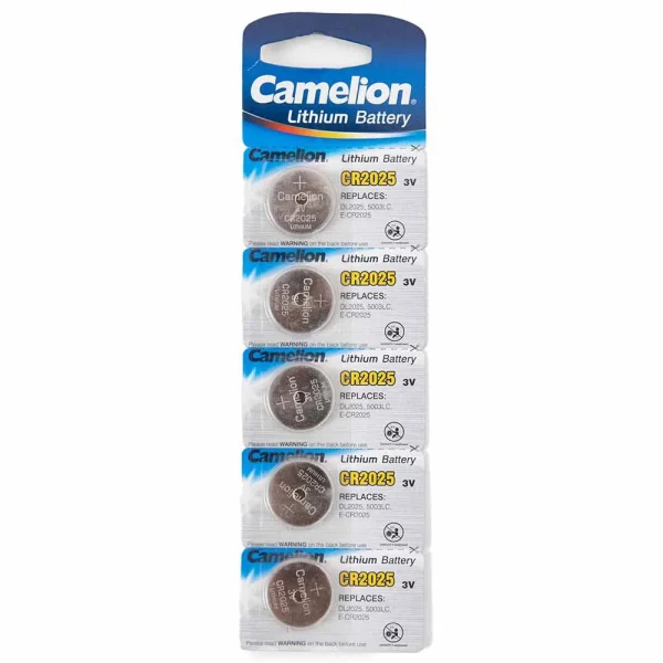 Camelion Lithium Battery CR2025, Pack of 5
