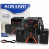 Sonashi 2.1 Ch Bluetooth Speaker with USB and Sd Card Slot Fm Radio Function SHS-2101USRB