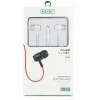 Kubala Extra Bass Earphone, HD Audio, Music & Travel Headphone, White- 3.55mm