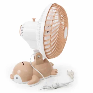 Durable Table Fan with Cute Duck Shape Design- Brown