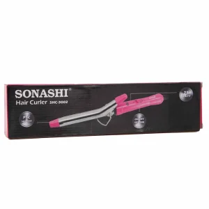 Sonashi 360 Degree Shc-3002 Swivel Cord Electric 25W Hair Curler Styler (Pink)