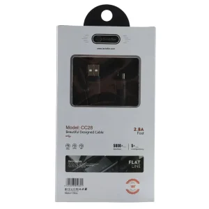 Soloffer Beautiful Designed cable, Charging & Sync Data Cable, Charging Data Cable, 2.8A - Black