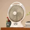 Olsenmark 12inch Rechargeable Fan- White