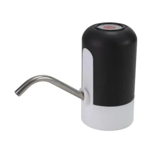 Automatic Water Dispenser, USB Charging Portable Electric Water Pump, Rechargeable Water Pump Dispensor for Office, Home, Camping, Kitchen- Black