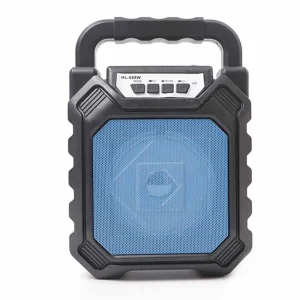 Super Bass Wireless Portable Bluetooth Speaker with USB Flash Drive Support- Blue