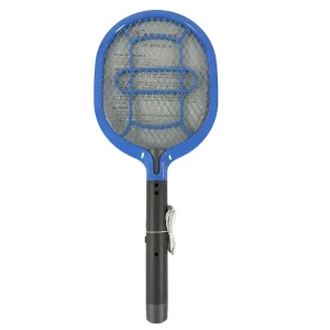 Gecko USB Electric Mosquito Racket With LED Light- Blue