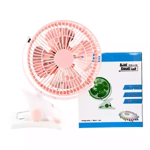 Energy Saving Portable Mini Fan HJ-S-90-1 With A Clip, Super Strong Wind And Long Life- Green