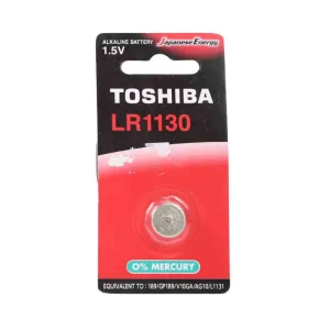 Toshiba LR1130 Alkaline Battery With 0 Percent Mercury, 1.5V - 1 Piece