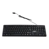 Recimo Standard Keyboard, Computer Keyboard With Comfortable Keys - Black