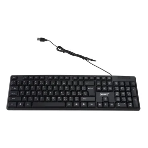 Recimo Standard Keyboard, Computer Keyboard With Comfortable Keys - Black