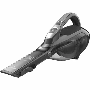 Black+Decker Cordless Dustbuster Handheld Vacuum Cleaner, 10.8 V 2.0 Ah Li-Ion Battery Jack Plug Charger, 500 ml, Suction Power, Black