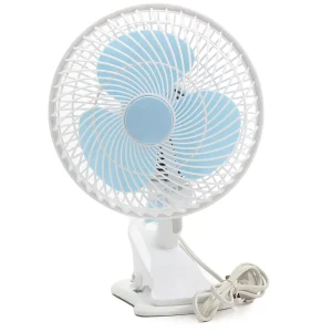 180mm Mini Clip Table Fan- White