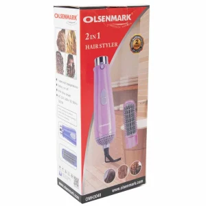 Olsenmark 2 In 1 Hair Styler, Multi-Functional Salon Hair Styler, Curler and Comb, Overheat Protection Hair Styler