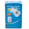 Mini Foldable Led Light Bulb Fan Blade Design for Home Ceiling Light White Color