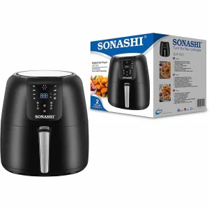 Sonashi Digital Air Fryer 220-240V / 50Hz / 1800W- Black