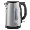 Black And Decker Stainless Steel Cordless Electric Kettle With Water Level Indicator 1.7Ltr- Silver