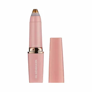 Olsenmark Rechargeable Eyebrow Trimmer for Women- Pink