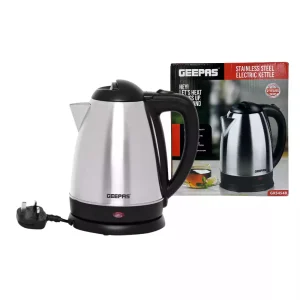 Geepas GK5454N Stainless Steel Electric Tea Kettle With Auto Shut Off- 1.8Ltr