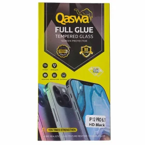 Full Glue Original 9D Guaranteed Tempered Glass Screen Protector for IP 12 PRO 6.1
