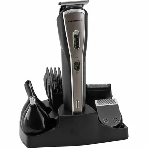 Olsenmark 10 In 1 Grooming Kit with Detachable Assorted Size Combs, Rechargeable Multi-Function Trimmer