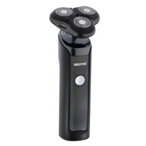 Geepas GSR57501 Rechargeable Mens Shaver With Three Rotary Head And Magnet Connection- Black