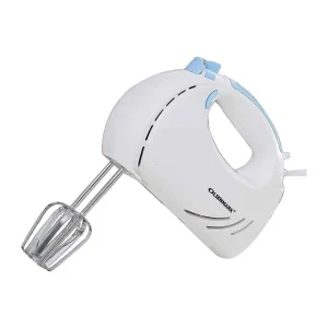 Olsenmark Hand Mixer 750w White Processes of Whipping, Kneading Thick Dough and Mixing, Comes With 2 Beaters 2 Hooks