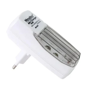 Maxday Digital Power Rechargeable Battery Charger Suitable For AA AAA and 9V Battery