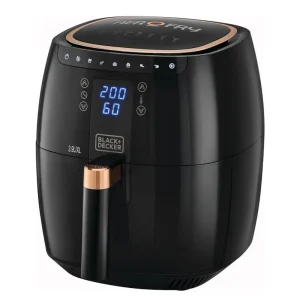Black And Decker 7-in-1 Multifunction Digital Air Fryer 1500wt AF5539-B5 With Rapid Hot Air Circulation- Black