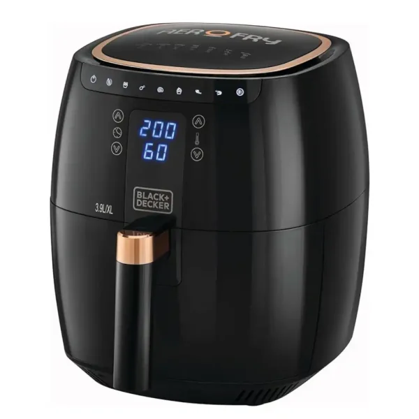 Black And Decker 7-in-1 Multifunction Digital Air Fryer 1500wt AF5539-B5 With Rapid Hot Air Circulation- Black