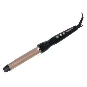Geepas GHC86006N Instant Pro Digital Curling Iron With Advance Heating Component And LED Display- Black