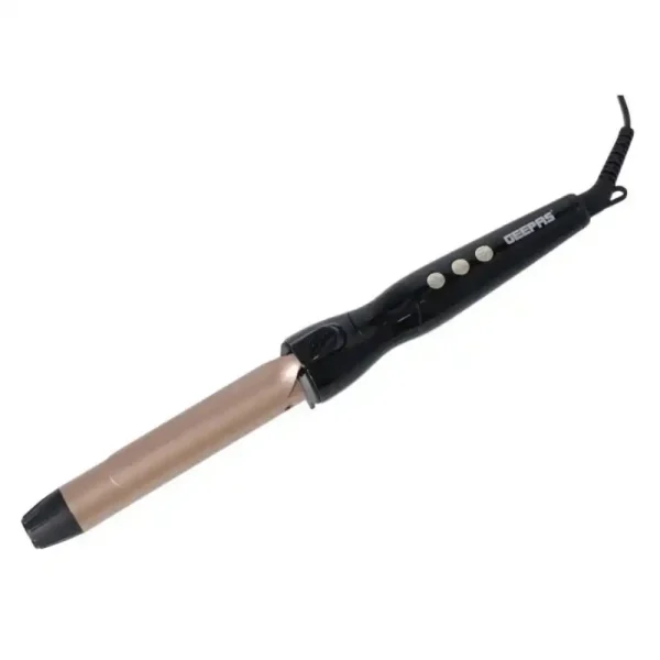 Geepas GHC86006N Instant Pro Digital Curling Iron With Advance Heating Component And LED Display- Black