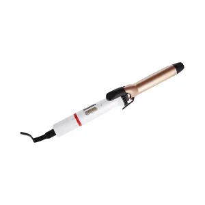 Geepas Beauty Instant Pro Ceramic Curling Iron- White