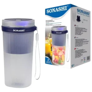 Sonashi USB Rechargeable Blender SPB-194 With One Button Control- Pink