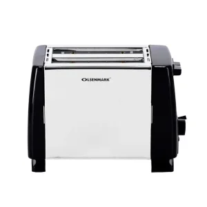 Olsenmark OMBT2398 2 Slice Bread Toaster With Adjustable Browning Control- Black