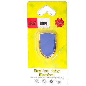 Fashion Ring Mobile Phone Sticky Bracket- Blue Crest