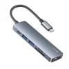 Yesido HB11 6 in 1 Intelligent HUB Docking Station USB C Adapter For Mac windows and Android